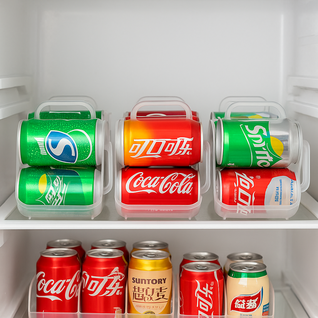 Organizador de latas transparente