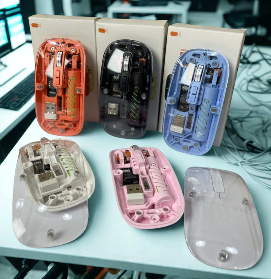 “Mouse inalámbrico transparente G6 | Diseño y precisión"
