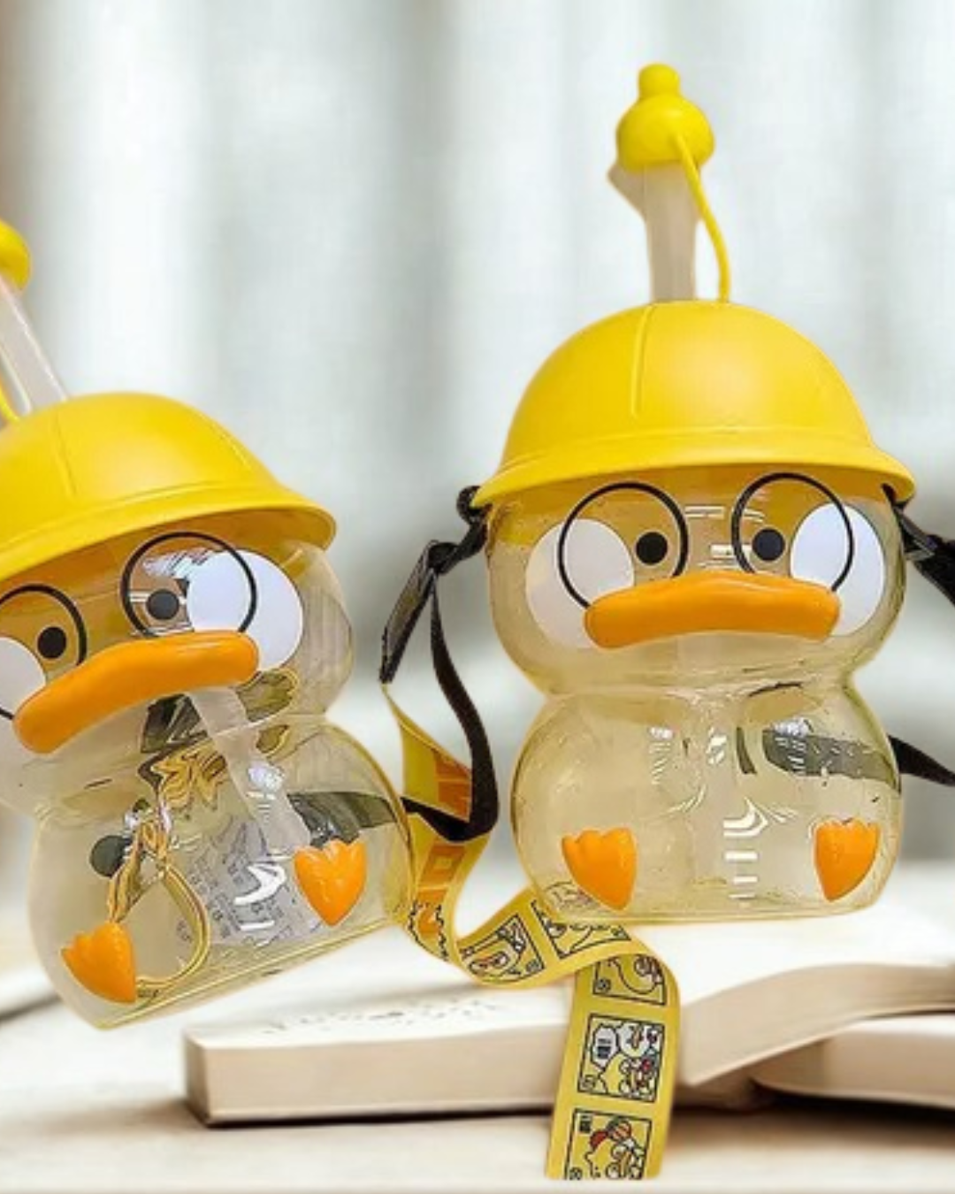 Botella  de agua en forma de pato