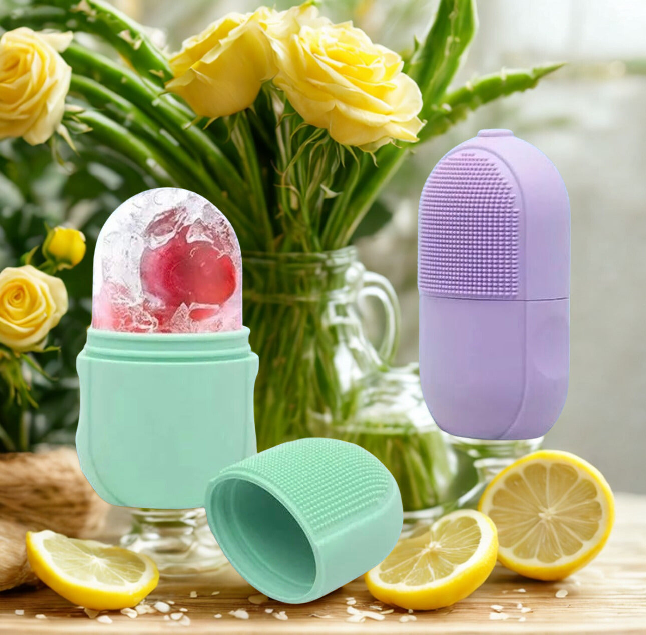Molde de hielo facial- Anti- inflamatorio y Rejuvenecedor