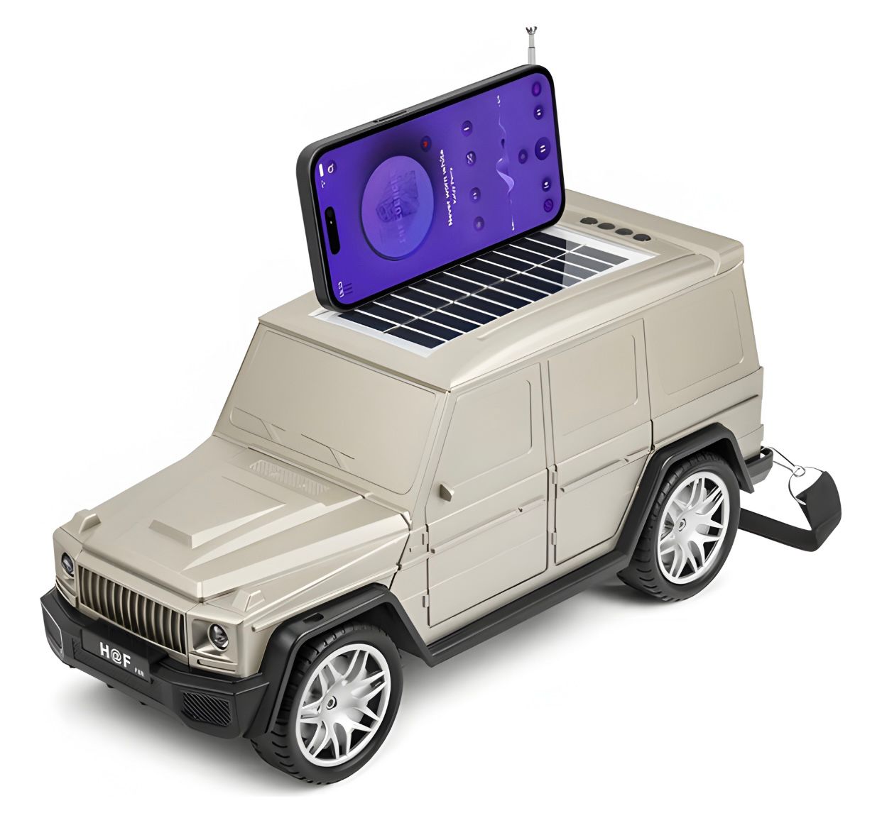 Altavoz Mercedes G500: potencia, estilo y energía solar